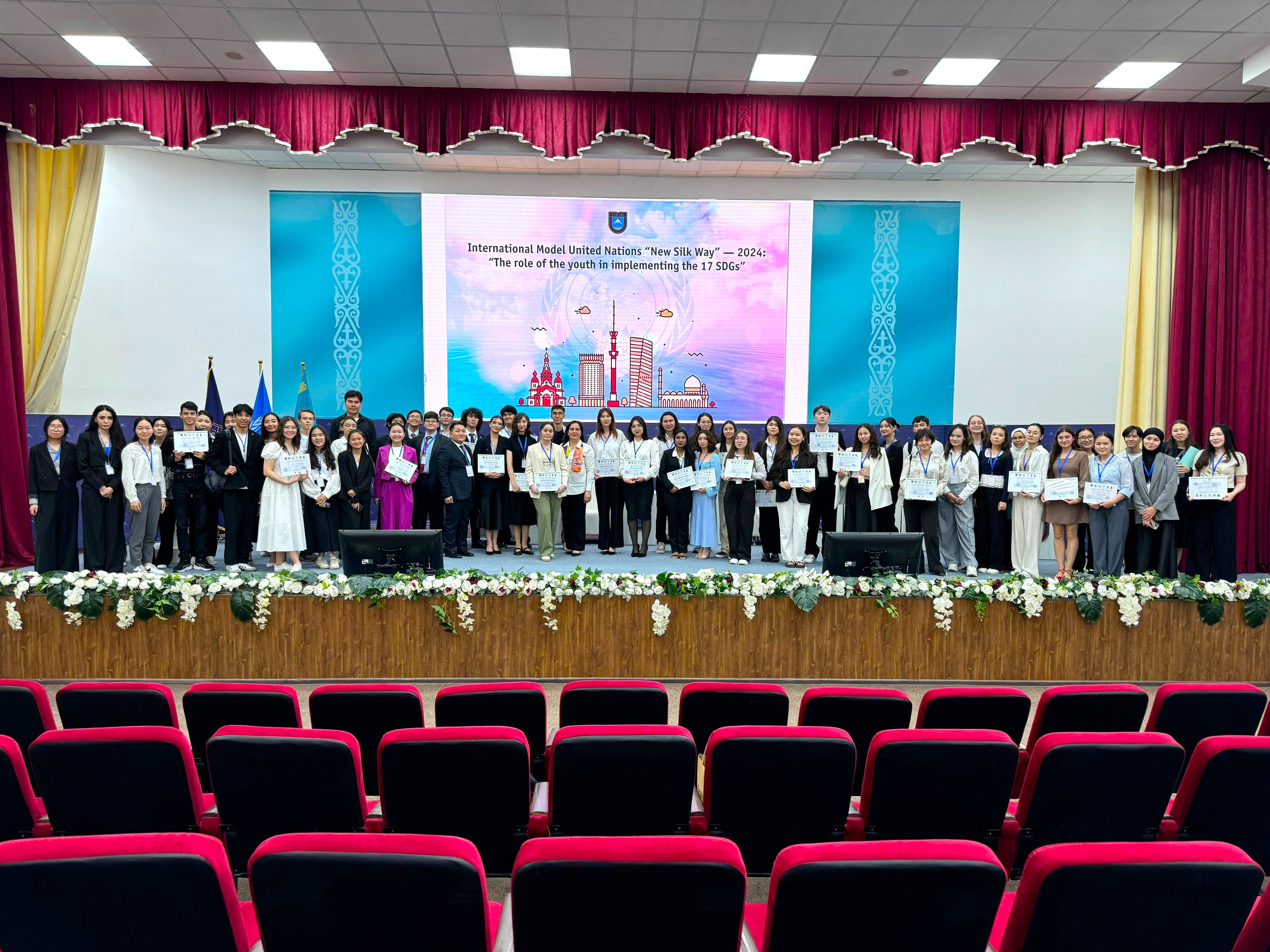 International Youth Conference “Model UN – New Silk Road” 2024 held at Al-Farabi Kazakh National University